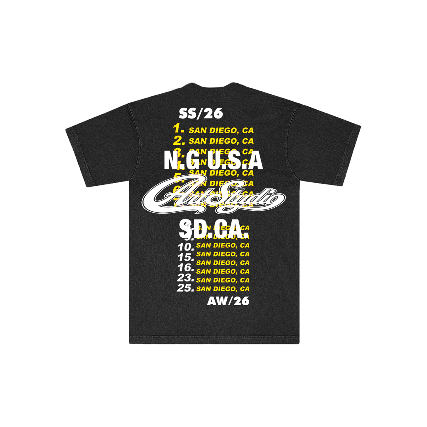 NG ART TOUR TEE BLACK