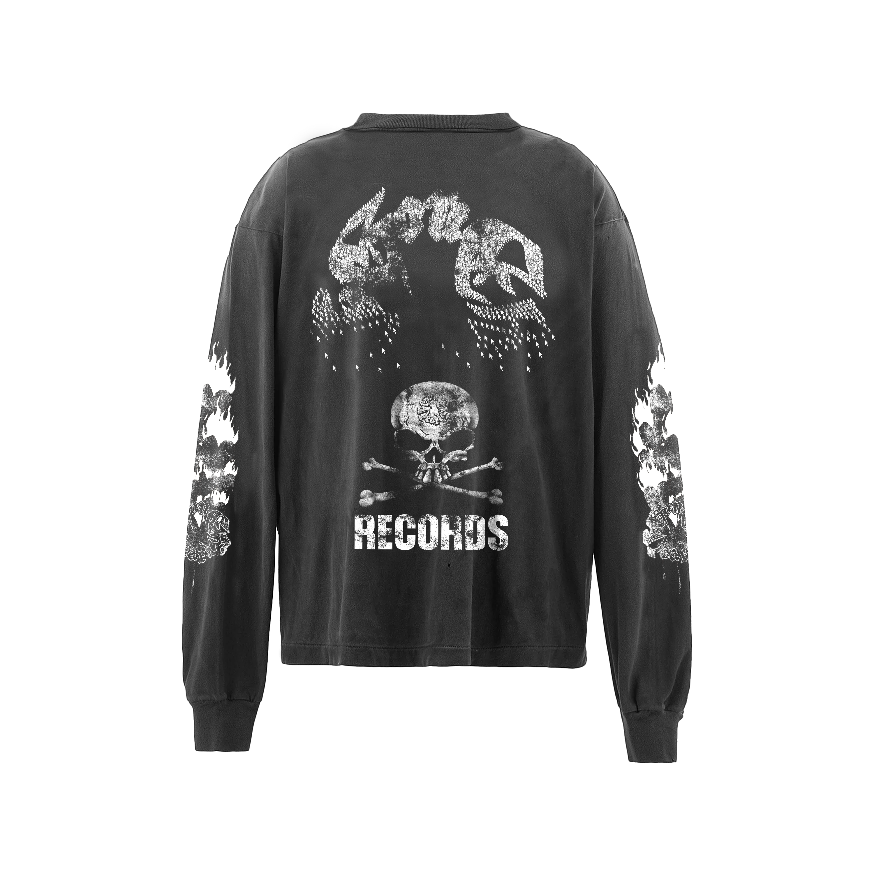 BAND LONG-SLEEVE T-SHIRT (FADED BLACK)